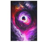 Adults Kids Puzzle Jigsaw 1000 Pieces Planet Starry Sky Wooden Puzzles Educational Game Toy Family Decoration (78×53cm)