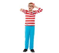 Adults Kids Where's Wally Wenda Costume Girls Boys Book Day Childs Fancy Dress
