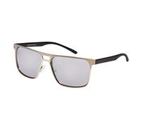 Adults Mens Sunglasses Silver and Black Frame with Silver Mirrored Lenses Composite Lightweight Alloy UV400 Classic Eyewear Glasses Driving Glasses Running Glasses Cycling Glasses Mens Sun Glasses