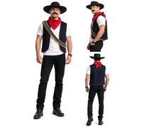 Adults Mexican Bandito Bandit Outlaw Wild West Fancy Dress Costume