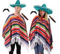 ADULTS MEXICAN WILD WEST COUPLES FANCY DRESS COSTUME - GREEN