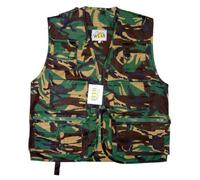 Adults Multipocket Fishing Vest Beige 3XL