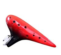Adults ocarina 12-hole AC-tune Professional Beginner Ocarina Alto C-tune Smoked Ocarina Twelve-hole Play-type Pottery Instrument ocarina instrument (Color : 03)