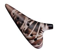 Adults ocarina 12-hole Bisque Ceramic Ocarina Twelve-hole Alto G-tune Ocarina Professional Playing Wind Instrument ocarina instrument