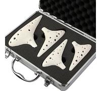 Adults ocarina 12-hole Four-piece Ceramic Ocarina Musical Instrument Professional Beginners Playing Ocarina ocarina instrument (Color : 04)