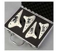 Adults ocarina 12-hole Four-piece Ceramic Ocarina Musical Instrument Professional Beginners Playing Ocarina ocarina instrument (Color : 12)