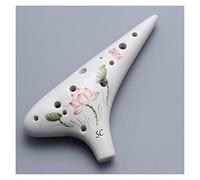 Adults ocarina 12-hole Ocarina Musical Instrument Treble C Key (SC) Ceramic Ocarina Professional Performance Musical Instrument ocarina instrument (Color : 03)
