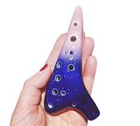 Adults ocarina 12-hole Treble C Key (SC) Ceramic Ocarina Twelve-hole Mini Portable Student Adult Ocarina Musical Instrument ocarina instrument (Color : 02)