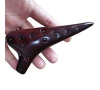 Adults ocarina 12-hole Treble C Key (SC) Ceramic Ocarina Twelve-hole Mini Portable Student Adult Ocarina Musical Instrument ocarina instrument (Color : 03)