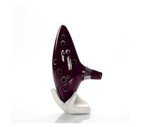 Adults ocarina 16-hole Double-pipe/12-hole Alto C-tune Ocarina Musical Instrument Beginner Student Music Gift ocarina instrument (Color : 12-hole04)