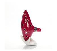 Adults ocarina 16-hole Double-pipe/12-hole Alto C-tune Ocarina Musical Instrument Beginner Student Music Gift ocarina instrument (Color : 12-hole01)