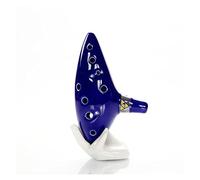 Adults ocarina 16-hole Double-pipe/12-hole Alto C-tune Ocarina Musical Instrument Beginner Student Music Gift ocarina instrument (Color : 12-hole02)