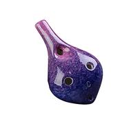 Adults ocarina 6-hole Alto C-tone Ocarina Musical Instrument Long-mouthed Colorful Professional Playing Ceramic Ocarina Ocarina ocarina instrument (Color : 07)