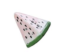 Adults ocarina 6-hole Watermelon-shaped Ceramic Ocarina Beginner Student Creativity Ocarina Musical Instrument ocarina instrument (Color : 02)