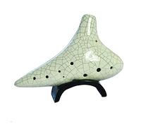 Adults ocarina 9-hole AC-tune Ceramic Ocarina Alto C-tune Ocarina Student Beginner Professional Ocarina Musical Instrument ocarina instrument (Color : 02)