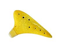Adults ocarina 9-hole AC-tune Ceramic Ocarina Alto C-tune Ocarina Student Beginner Professional Ocarina Musical Instrument ocarina instrument (Color : 01)