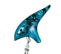 Adults ocarina Adult Smoked Ocarina 12-hole Alto C Tone Ceramic Ocarina Ocarina Musical Instrument With Protective Bag ocarina instrument (Color : 03)