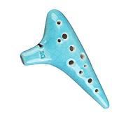 Adults ocarina Beginner 12-hole High-pitched G-tune Green Cracked Ocarina Musical Instrument Professionally Plays Ceramic Ocarina ocarina instrument
