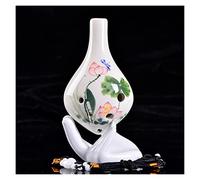 Adults ocarina Beginner Ocarina 6-hole AC-tune Ceramic Ocarina Six-hole Alto C-tune Hand-painted Long Mouth Ocarina Musical Instrument ocarina instrument (Color : 05)