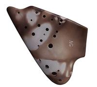 Adults ocarina Beginners Plain Fired Three-tube Ceramic Ocarina 3-tube Mid-tone G-tone Professional Playing Wind Instrument ocarina instrument