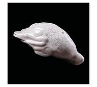 Adults ocarina Blue Crack/White Crack Six-hole Alto A-tone Ceramic Ocarina Unique Shape 6-hole AA Ocarina Musical Instrument ocarina instrument (Color : 02)