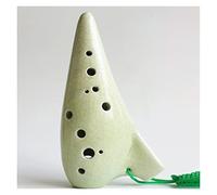 Adults ocarina Ceramic Ocarina Musical Instrument 12-hole Alto C Tone (AC) Ocarina Beginner Student Upright Ocarina ocarina instrument (Color : 01)