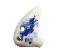 Adults ocarina Crack/Painted Craft Ceramic Ocarina 6 Hole High Pitch D Tone Mini Ocarina Musical Instrument ocarina instrument (Color : 01)