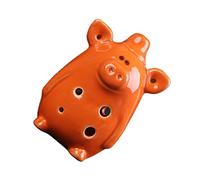 Adults ocarina Creativity Ocarina Musical Instrument 6-hole Piggy Shape Ceramic Ocarina Children Beginner Music Gift ocarina instrument (Color : 04)
