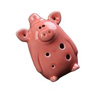 Adults ocarina Creativity Ocarina Musical Instrument 6-hole Piggy Shape Ceramic Ocarina Children Beginner Music Gift ocarina instrument (Color : 02)