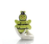 Adults ocarina Creativity Shape 6-hole Alto C Ceramic Ocarina Cute Portable Woodwind Instrument With Lanyard ocarina instrument (Color : 02)