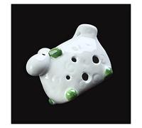 Adults ocarina Cute Shape 6 Hole Ceramic Ocarina Alto C Key Portable Ocarina Musical Instrument With Lanyard ocarina instrument (Color : 02)