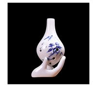 Adults ocarina Gradient Hand-painted Ocarina Musical Instrument 6-hole Alto C-tone Ceramic Ocarina Beginner Wind Instrument ocarina instrument (Color : 06)