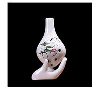Adults ocarina Gradient Hand-painted Ocarina Musical Instrument 6-hole Alto C-tone Ceramic Ocarina Beginner Wind Instrument ocarina instrument (Color : 03)