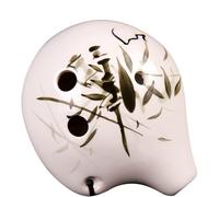 Adults ocarina Hand-painted Bend-shaped 6-hole Alto C Key (AC) Six-hole Children's Beginner Ceramic Ocarina ocarina instrument (Color : 06)