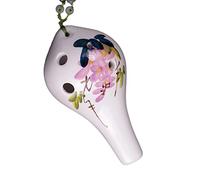 Adults ocarina Long Mouth Crack Six-hole High-pitched G-tune (SG) Ceramic Ocarina 6-hole Student Beginner Ocarina Musical Instrument ocarina instrument (Color : 07)