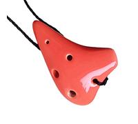 Adults ocarina Mini Ocarina 6 Hole Necklace Cute Pendant Six Hole Super Treble F Key SSF Portable Ocarina Musical Instrument ocarina instrument (Color : 04)