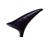 Adults ocarina National Musical Instrument Ocarina 12-hole Alto C Key (AC) Smoked Ceramic Ocarina Musical Instrument ocarina instrument