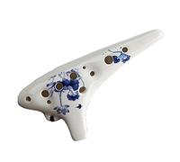 Adults ocarina New 12-hole High-pitched C-key Ocarina Musical Instrument Professional Playing Blue And White Ocarina ocarina instrument