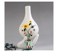 Adults ocarina New Long-mouth Hand-painted 6-hole Ocarina Alto C-tone Beginner Professional Ocarina Musical Instrument ocarina instrument (Color : 06)