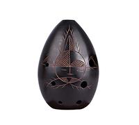 Adults ocarina Pear-shaped Pottery Xun Beginners Practice Playing Xun Eight-hole F-tune Wind Instrument With Base ocarina instrument (Color : 1-8)