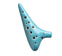 Adults ocarina Professional SC-tune Ocarina Musical Instrument 12-hole High-pitched C-tune Ceramic Ocarina Green Crack Glazed Ocarina ocarina instrument
