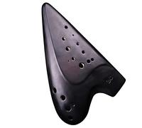 Adults ocarina Professional Smoked Wide-range Ceramic Ocarina Double-tube Bass C-tune (BC) Multiple-tube Student Ocarina Musical Instrument ocarina instrument
