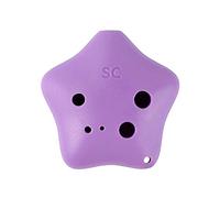 Adults ocarina Six-hole High-pitched C Key (SC) Plastic Resin Mini Starfish Shape Ocarina Musical Instrument ocarina instrument (Color : 04)