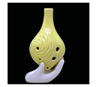 Adults ocarina Six-hole Ocarina Beginner Entry 6-hole AC Tune Hand-carved Ocarina Alto C Tune Long-mouthed Ocarina Musical Instrument ocarina instrument (Color : 03)