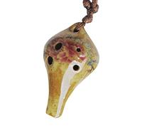 Adults ocarina Six-hole Ocarina Musical Instrument 6-hole Professional Students Adult Alto AC Tune Children's Pottery Xun With Lanyard ocarina instrument (Color : 02)