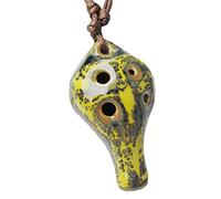 Adults ocarina Six-hole Ocarina Musical Instrument 6-hole Professional Students Adult Alto AC Tune Children's Pottery Xun With Lanyard ocarina instrument (Color : 05)