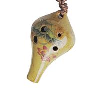 Adults ocarina Six-hole Ocarina Musical Instrument 6-hole Professional Students Adult Alto AC Tune Children's Pottery Xun With Lanyard ocarina instrument (Color : 04)