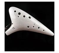 Adults ocarina Smoked Burn 12 Holes AF Ocarina Clay Good Sound Alto F Ocarina Music Instrument ocarina instrument (Color : 02)