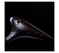 Adults ocarina Smoked Burn 12 Holes AF Ocarina Clay Good Sound Alto F Ocarina Music Instrument ocarina instrument (Color : 01)