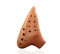 Adults ocarina Student Double Pipe Ocarina AC Tuning Pipe Alto C Handmade Red Ocarina Musical Instrument ocarina instrument